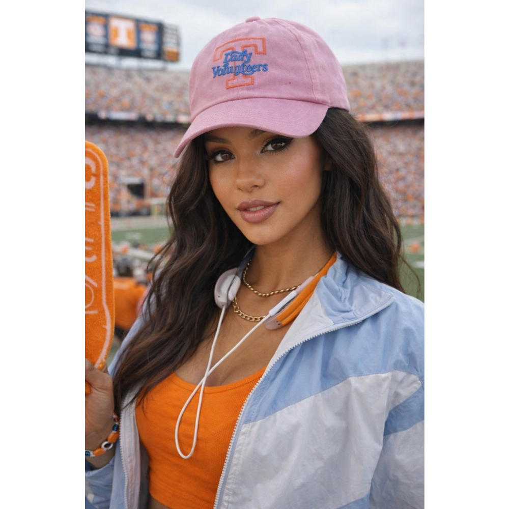 Women's autographed Pink Lady Volunteers (Vols) Baseball Cap